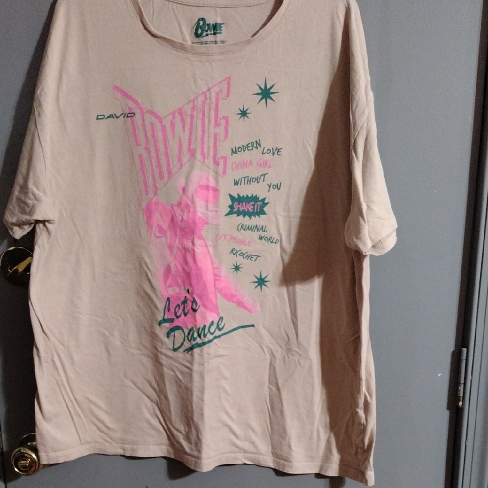 2 For 8 Dollars Sale David Bowie Let's Dance Graphic T-Shirt